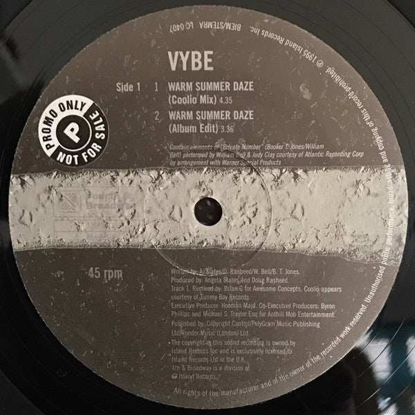 Vybe : Warm Summer Daze (12")
