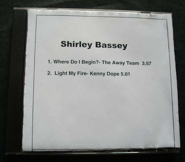 Shirley Bassey : Where Do I Begin? (CDr, Single, Promo)