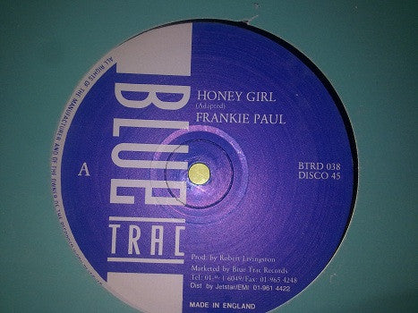Frankie Paul : Honey Girl (12")