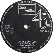 Jimmy Ruffin : On The Way Out (On The Way In) (7", Single)