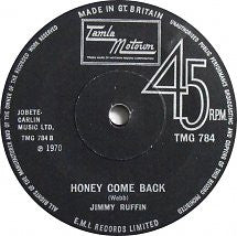 Jimmy Ruffin : On The Way Out (On The Way In) (7", Single)