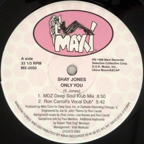 Shay Jones : Only You (12")