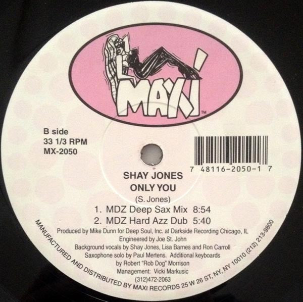 Shay Jones : Only You (12")