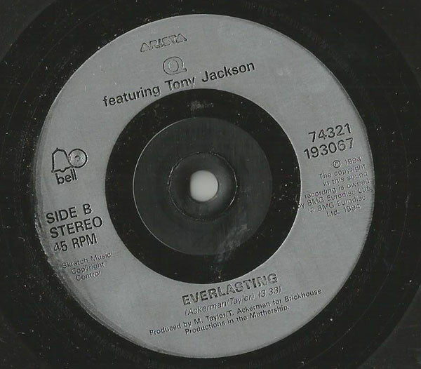 Q (11) featuring Tony Jackson : (Everything I Do) I Do It For You (7")