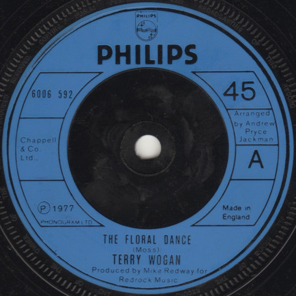 Terry Wogan : The Floral Dance (7", Single, Blu)