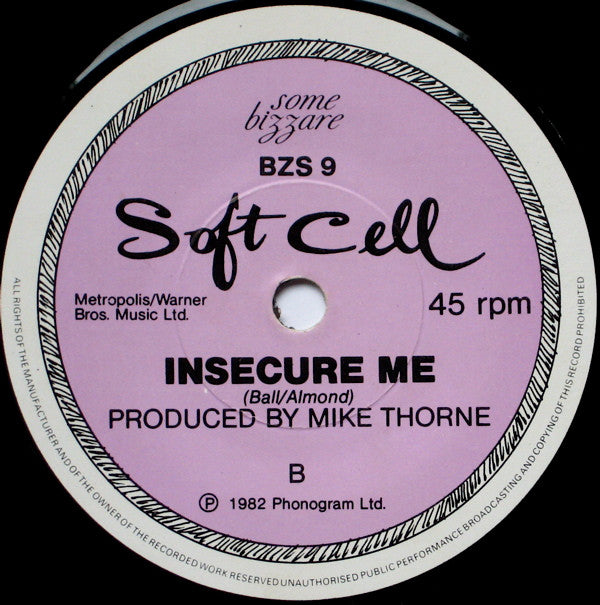 Soft Cell : Torch (7", Single, Pap)