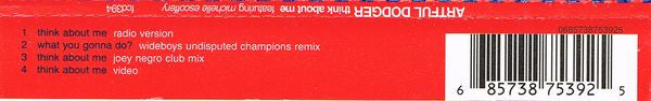 Artful Dodger Featuring Michelle Escoffery : Think About Me (CD, Single, Enh)