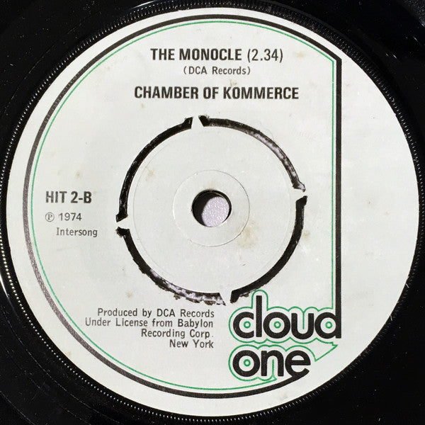 Chamber Of Commerce : Free To Live (7")