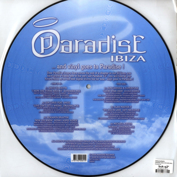 Various : Paradise Ibiza (12", Pic)