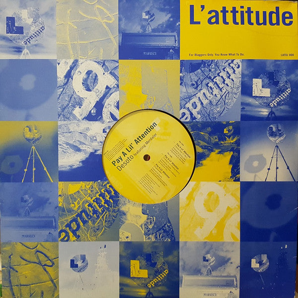 Desoto Featuring Merdaler : Pay A Lil' Attention (12", Pro)