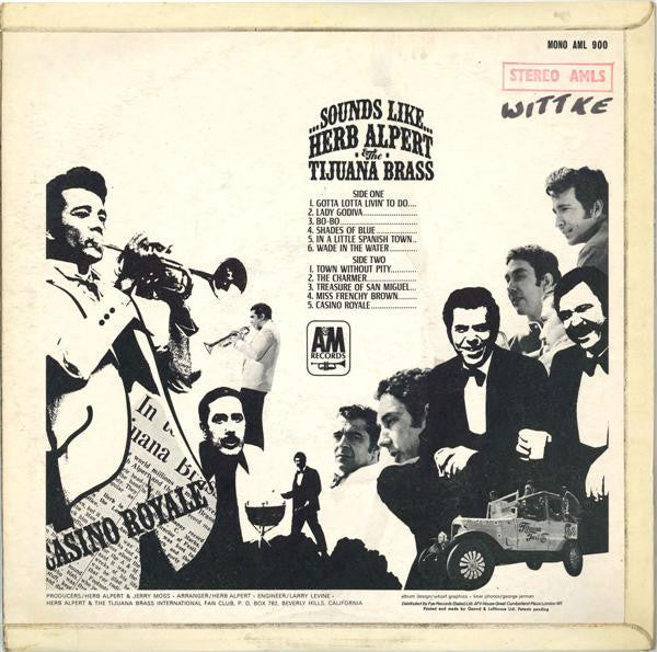 Herb Alpert & The Tijuana Brass : Sounds Like... (LP, Album)