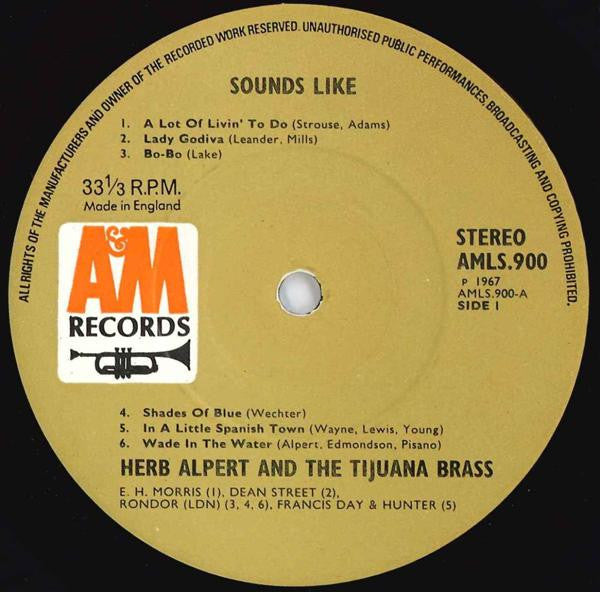 Herb Alpert & The Tijuana Brass : Sounds Like... (LP, Album)