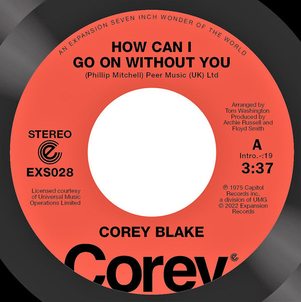 Cicero Blake : How Can I Go On Without You / Your Love Is Like A Boomerang (7", RE)