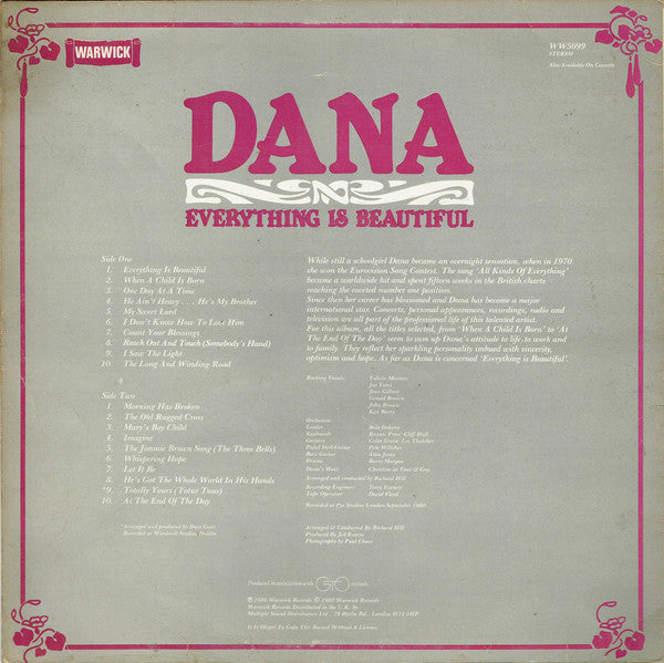 Dana (9) : Everything Is Beautiful (LP)