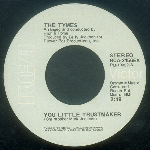The Tymes : You Little Trustmaker (7")