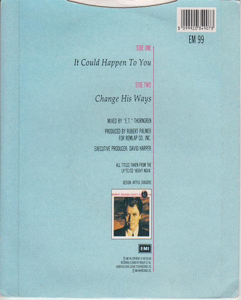 Robert Palmer : It Could Happen To You (7", Single, Pap)