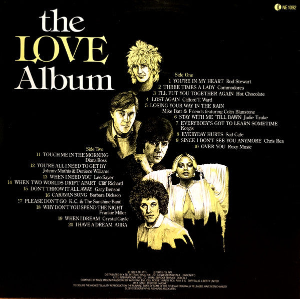 Various : The Love Album (LP, Comp)