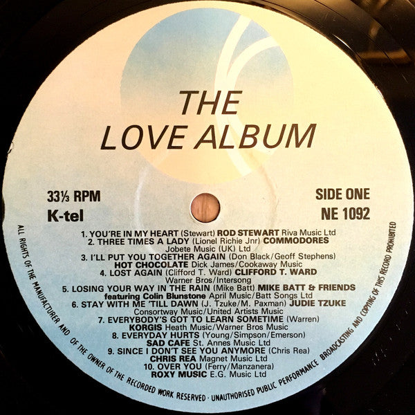 Various : The Love Album (LP, Comp)