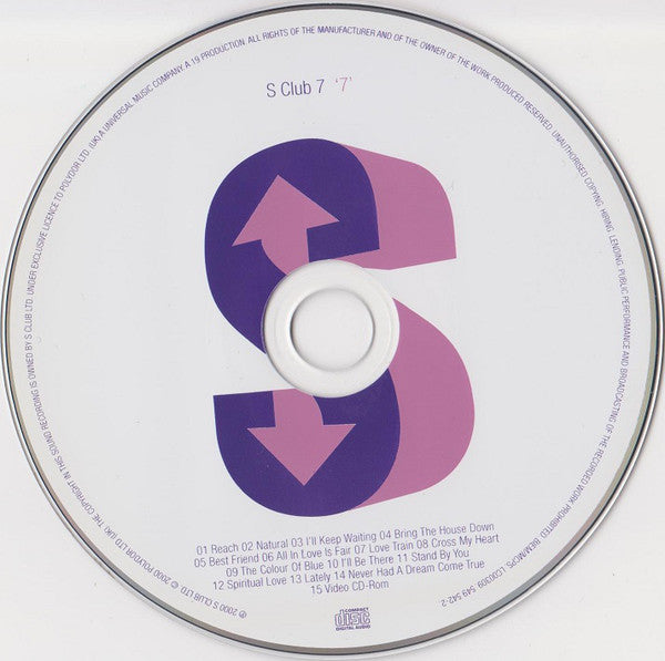 S Club 7 : '7' (CD, Album, Enh, RE, S/Edition)