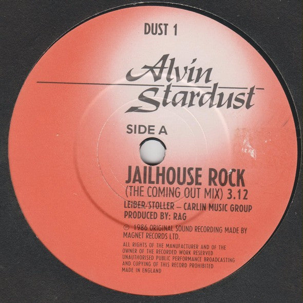 Alvin Stardust : Jailhouse Rock (7", Single)