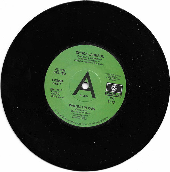 Chuck Jackson : Waiting In Vain / No Tricks (7", Promo)