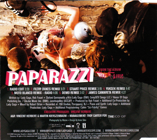 Lady Gaga : Paparazzi (CD, Maxi, Promo)