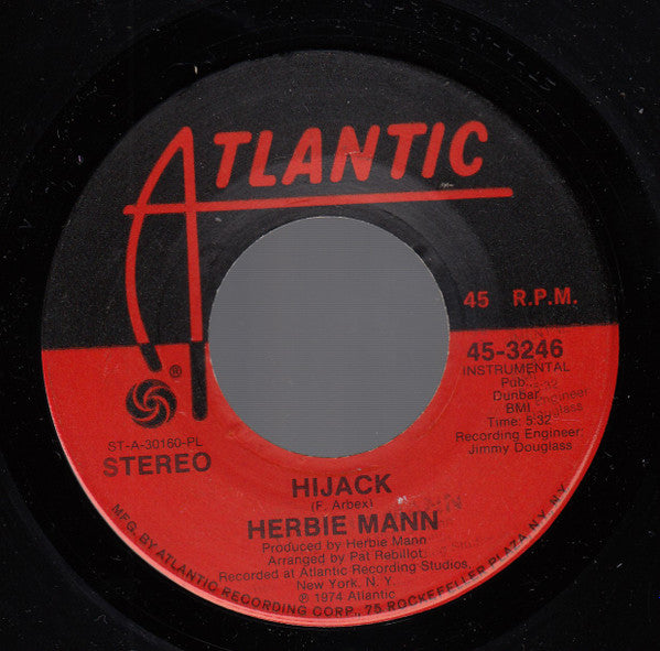 Herbie Mann : Hijack / The Orient Express (7", Single, PL )