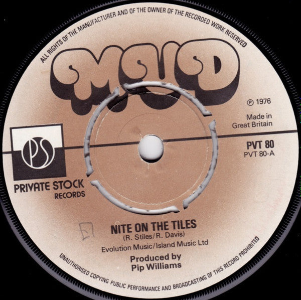Mud : Nite On The Tiles (7", Single)