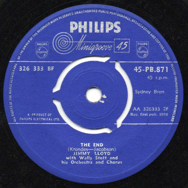 Jimmy Lloyd : Street In The Rain (7")