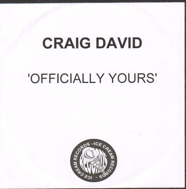 Craig David : Officially Yours (CDr, Promo)