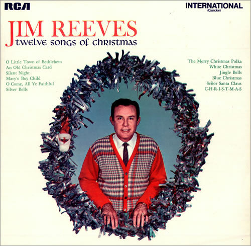Jim Reeves : Twelve Songs Of Christmas (LP, Album, RE)