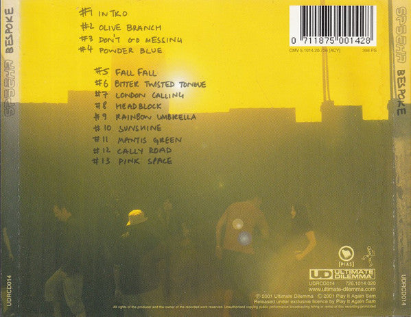 Speeka : Bespoke (CD, Album)