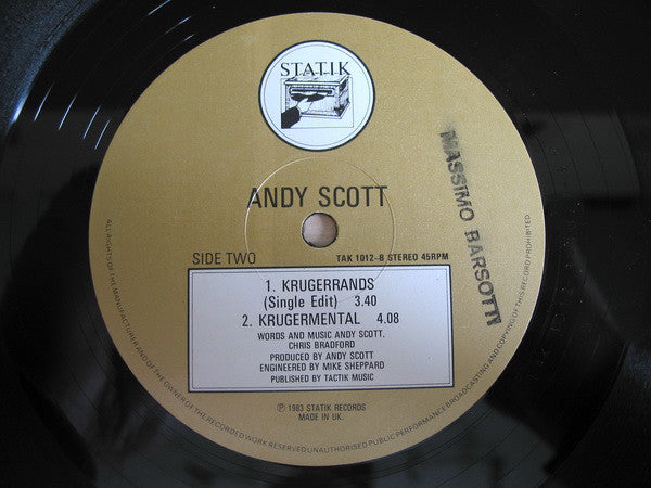 Andy Scott (2) : Krugerrands (12")