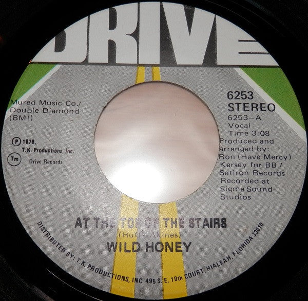 Wild Honey : At The Top Of The Stairs (7", Single)
