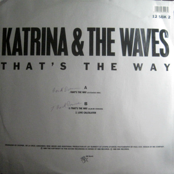 Katrina And The Waves : That's The Way (12")