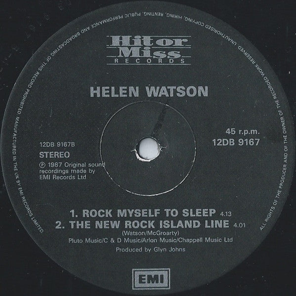 Helen Watson : When You Love Me I Get Lazy (12")