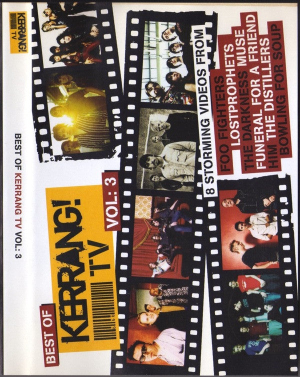 Various : Best Of Kerrang! TV Vol: 3 (DVD, Comp, Cov)