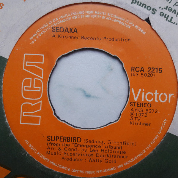 Neil Sedaka : Rosemary Blue (7")