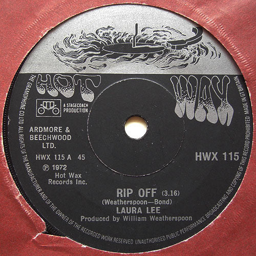 Laura Lee : Rip Off (7", Single)