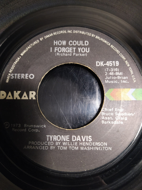 Tyrone Davis : Without You In My Life (7", Single)