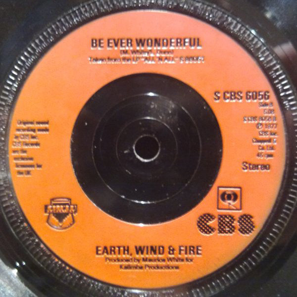 Earth, Wind & Fire : Fantasy (7", Single, Inj)