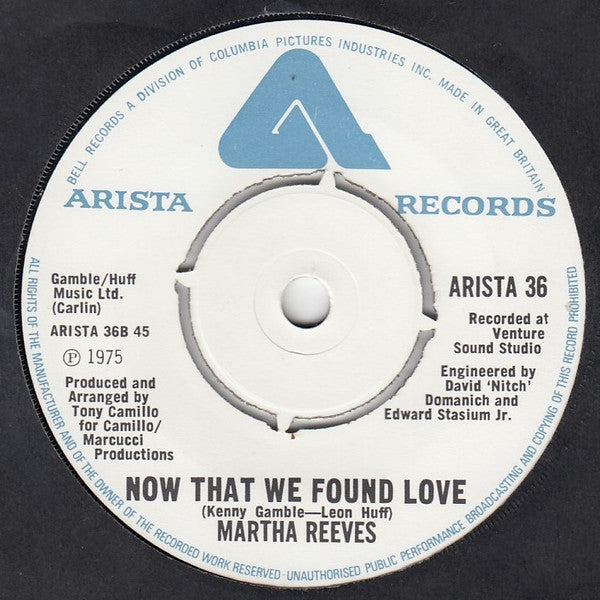 Martha Reeves : (Your Love Keeps Lifting Me) Higher And Higher (7", Single)