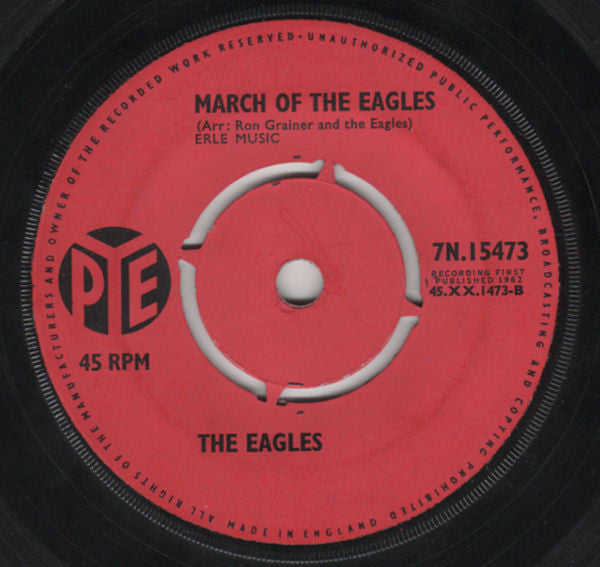 The Eagles : Exodus-Main Theme (7", Single)