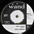 Roscoe Robinson : That's Enough / One More Time (7", Single, RE)