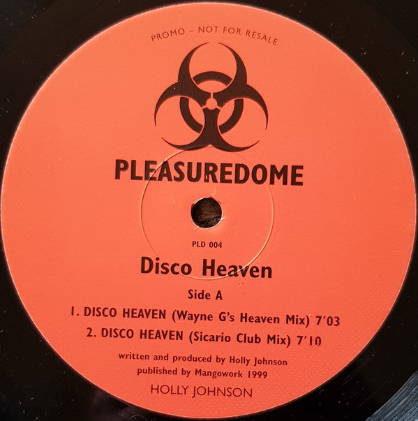 Holly Johnson : Disco Heaven (12", Promo)