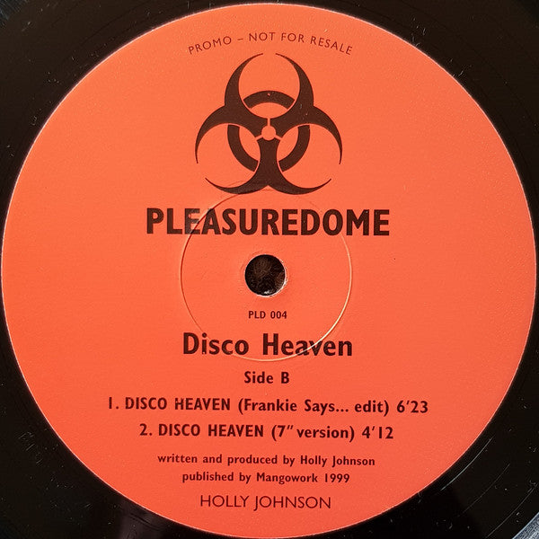Holly Johnson : Disco Heaven (12", Promo)