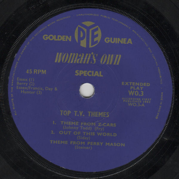 Various : Top T.V. Themes (7", EP)