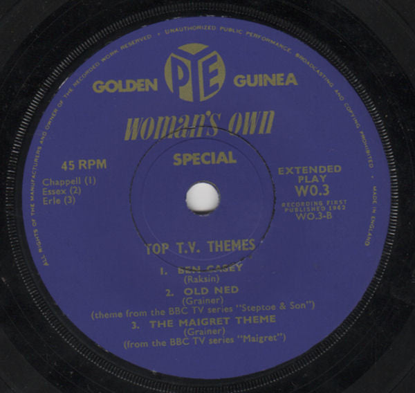 Various : Top T.V. Themes (7", EP)