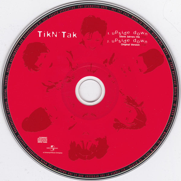 Tik N' Tak : Upside Down (CD, Single, Promo)