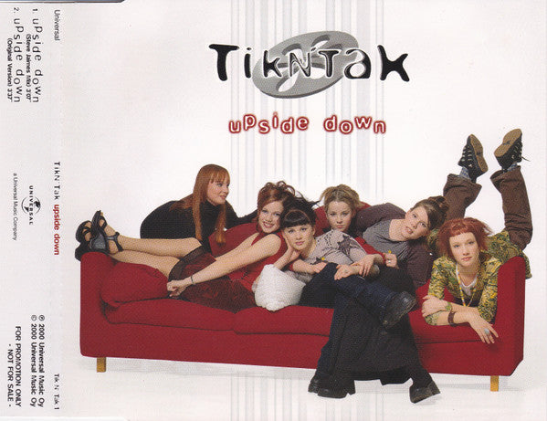 Tik N' Tak : Upside Down (CD, Single, Promo)